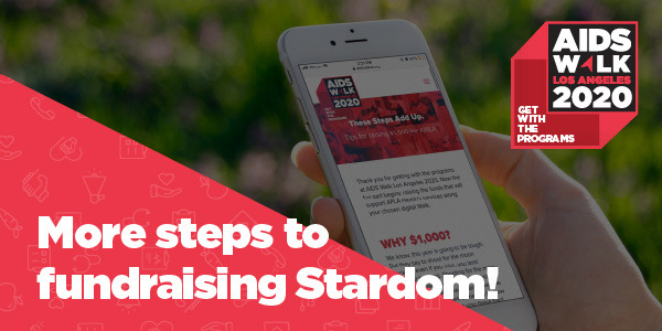 More steps to fundraising Stardom!