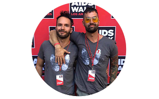 Michael Shahin, first time AIDS Walk participant in 2019